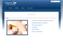 Tablet Screenshot of cirujanooncologo.com.mx