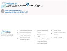 Tablet Screenshot of cirujanooncologo.net